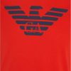 EMPORIO ARMANI Mens Eagle Slim Fit Red T-Shirt2